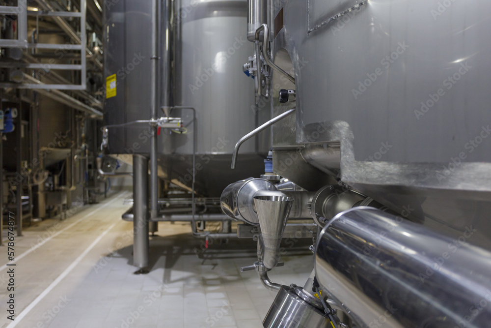 Special equipment of milk processing facility. Special equipment of milk processing facility.