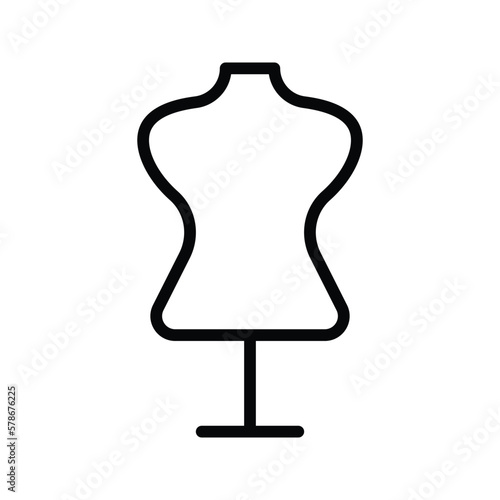 cloth dummy icon vector stock