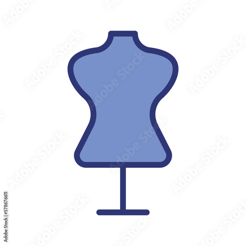 cloth dummy icon vector stock