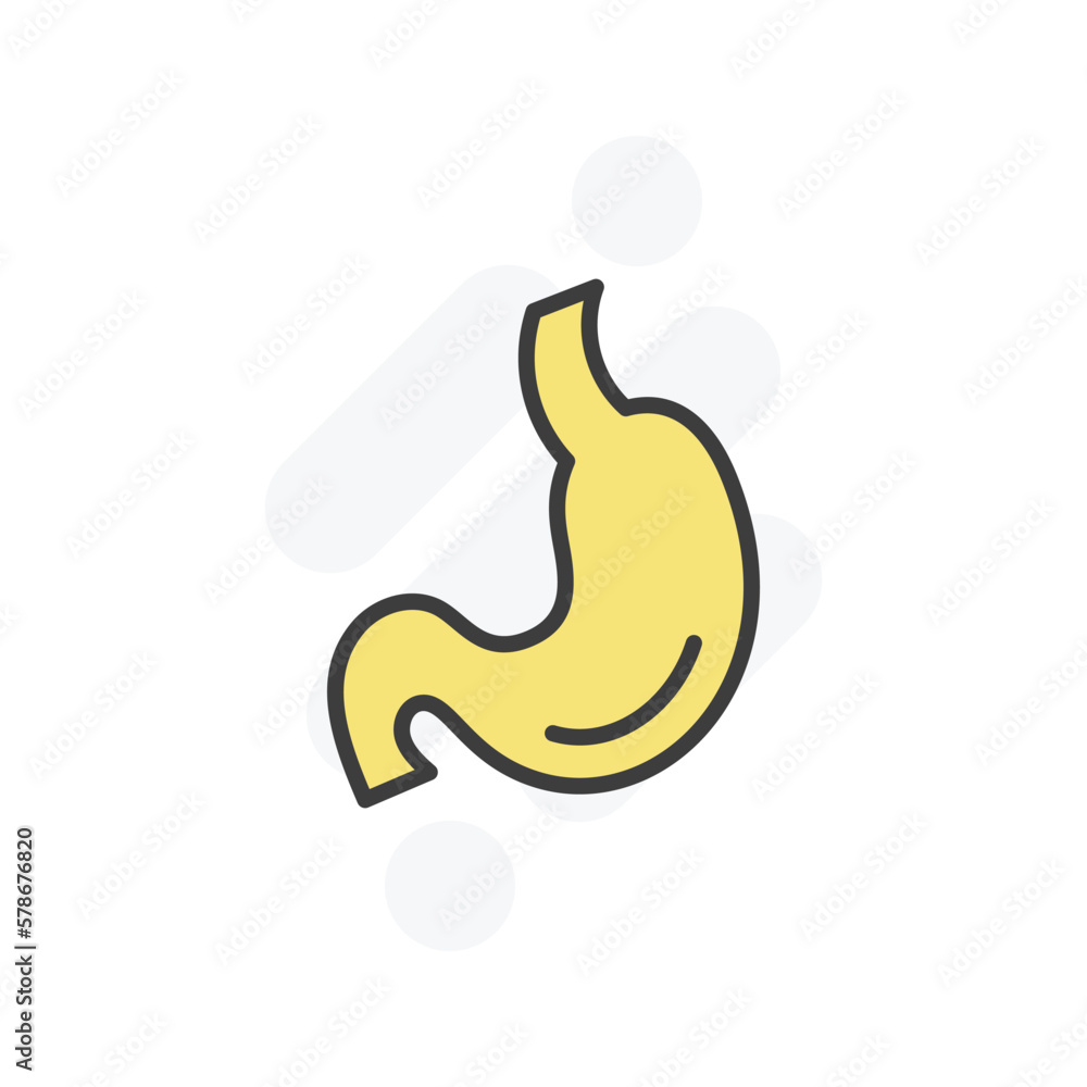 Fototapeta premium Stomatch icon vector stock