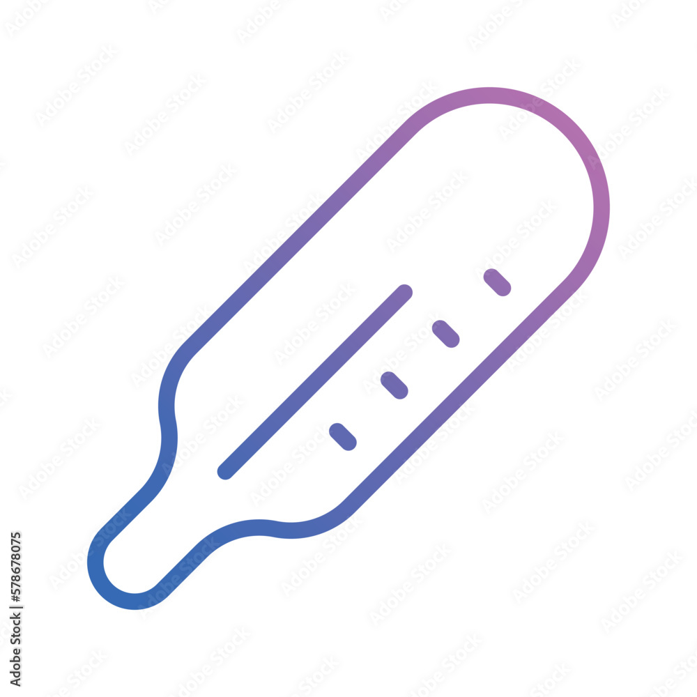 Thermometer icon vector stock Thermometer icon vector stock