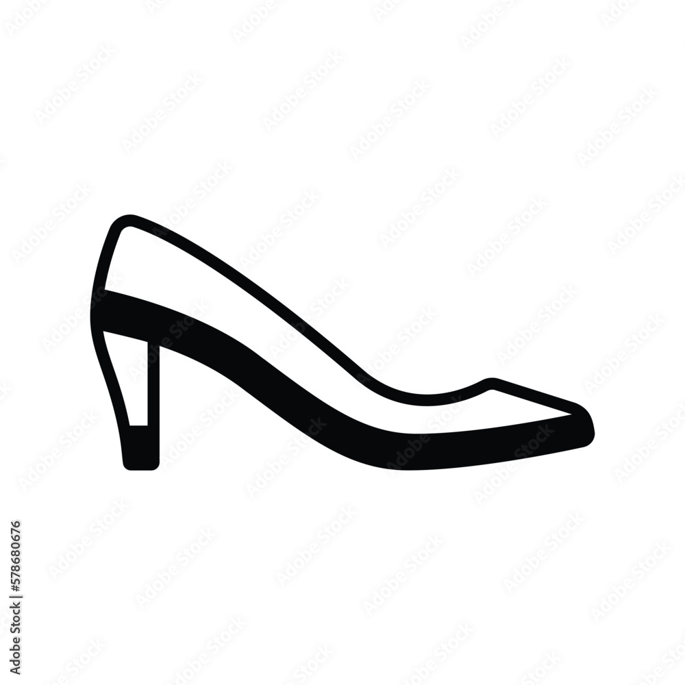 heel icon vector stock heel icon vector stock