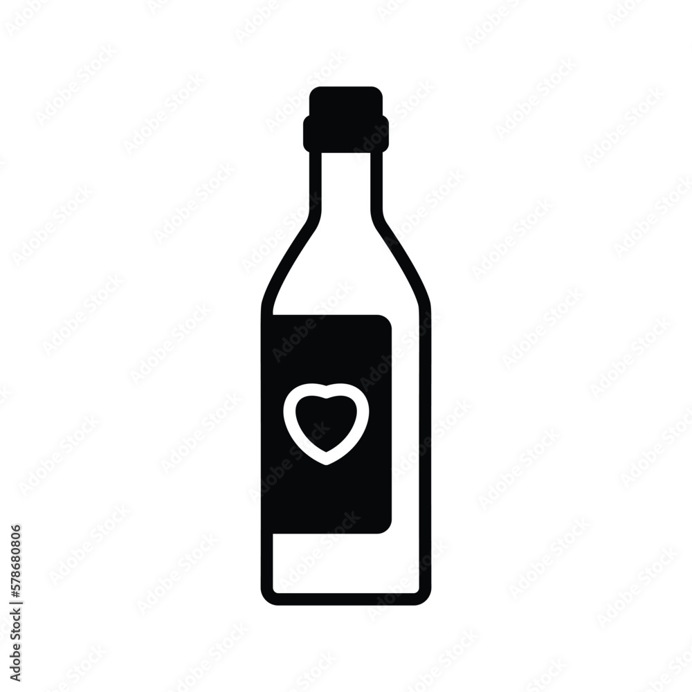 celebrate bottle icon vector stock celebrate bottle icon vector stock