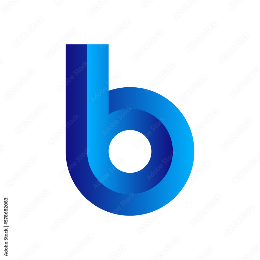 b modern letter logo design vector b modern letter logo design vector