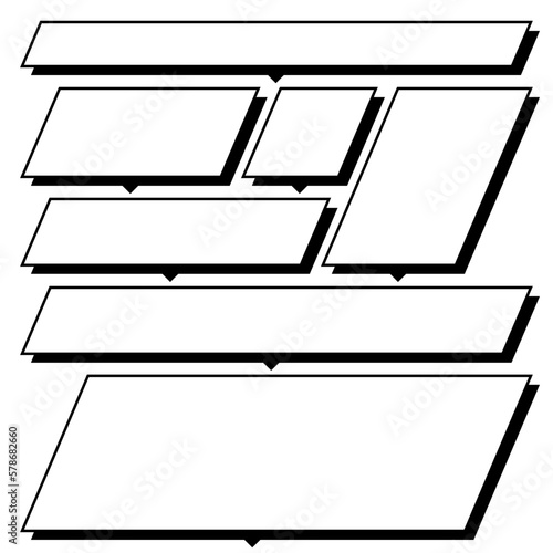 Vector Collection Set of Dialog Box Designs 