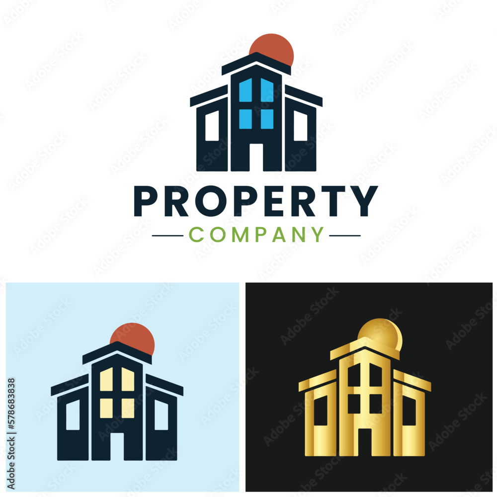 Real Estate, Building and Construction Logo, Simple and creative logo, Home Logo Design, House logo