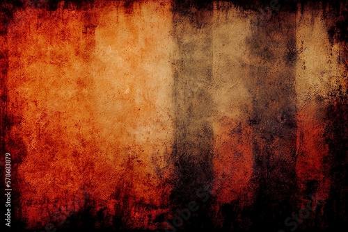 Abstract Background grange and geometric texture AI Generated Illustration 