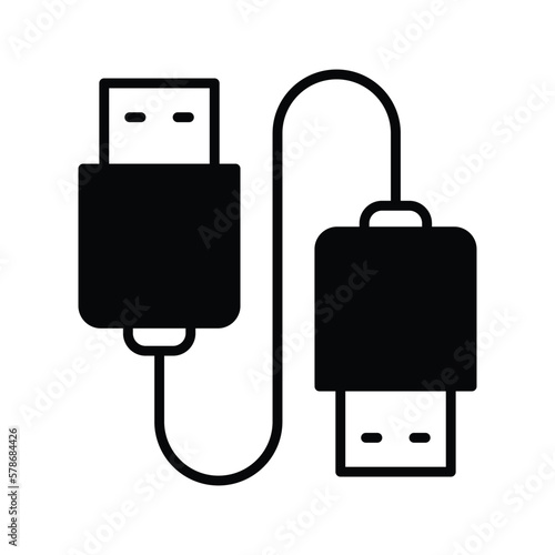 plug in icon vector stock