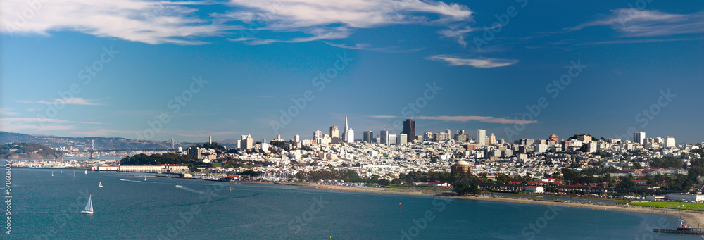 panoramic view of San-Francisco 