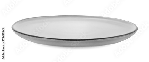 empty plate isolated on white background.