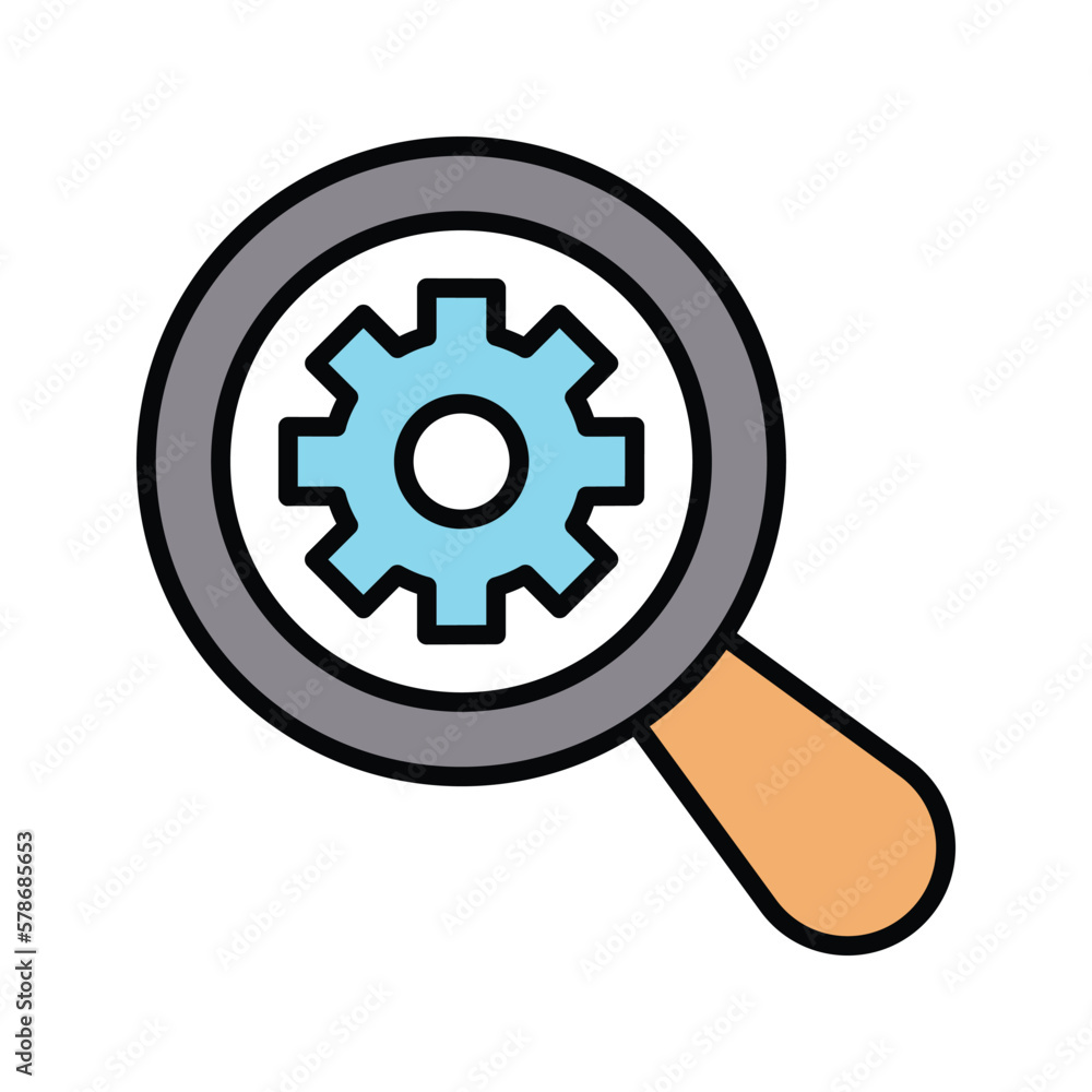 search optimization icon vector stock search optimization icon vector stock