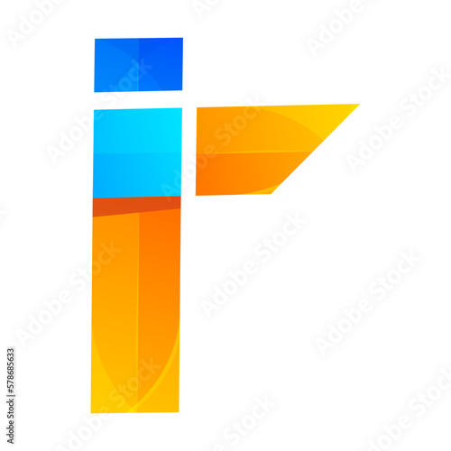 Free Download colorful letter r gradient logo design - GFXLoad