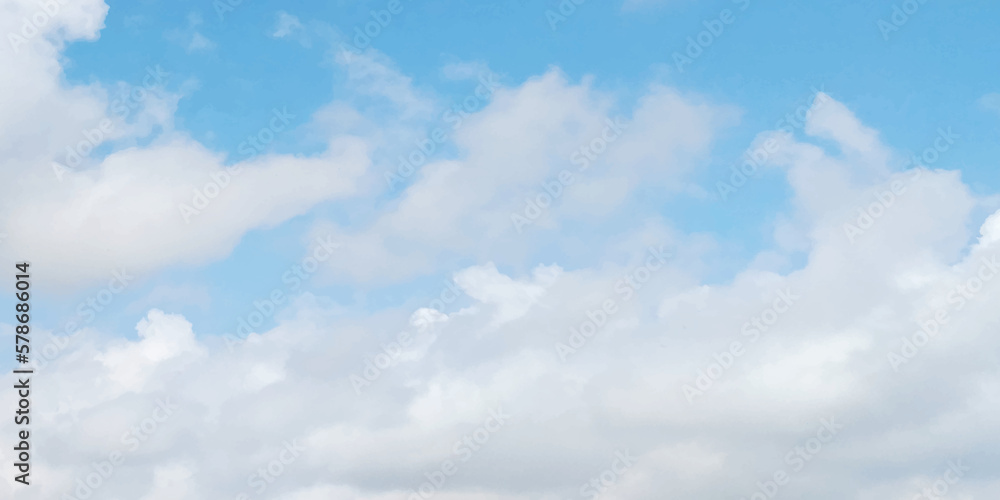 Blue sky with cloud. Picturesque view of blue sky with fluffy clouds Blue sky with cloud. Picturesque view of blue sky with fluffy clouds