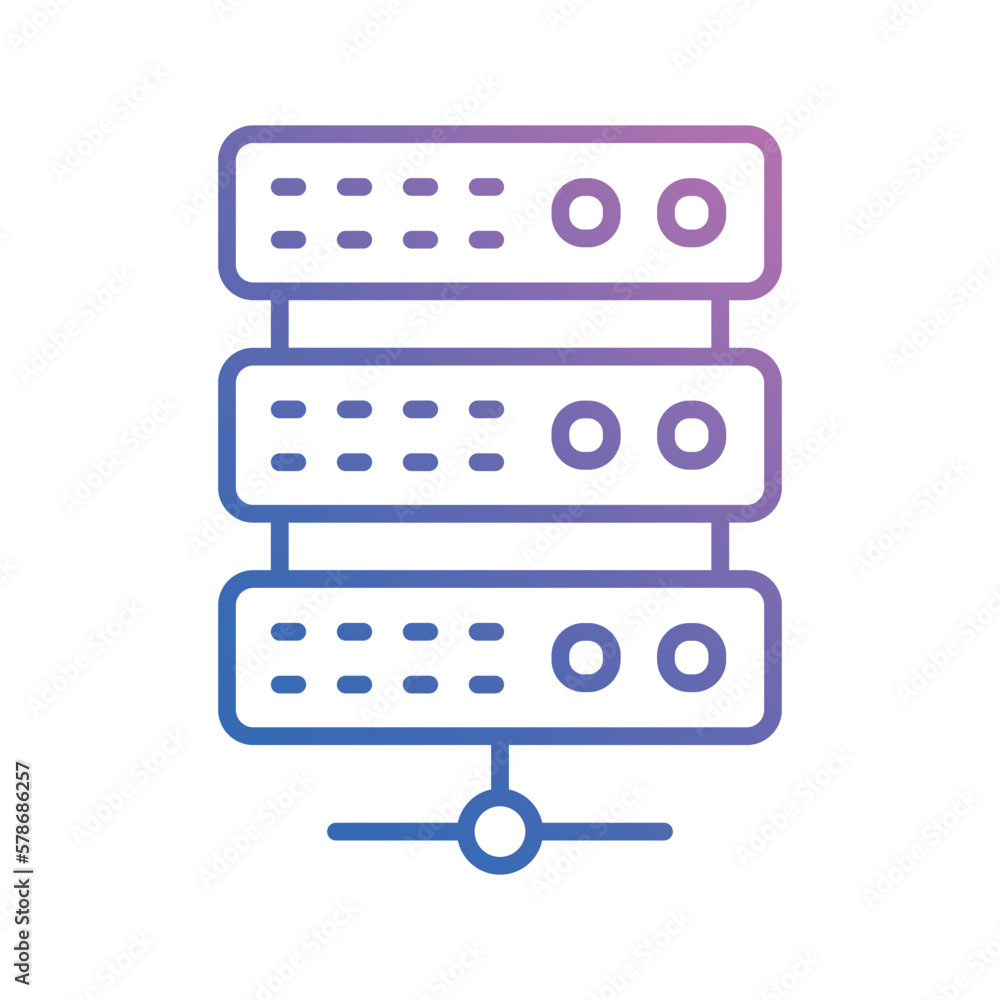 data center icon vector stock data center icon vector stock