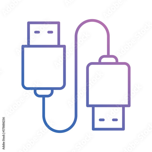 plug in icon vector stock
