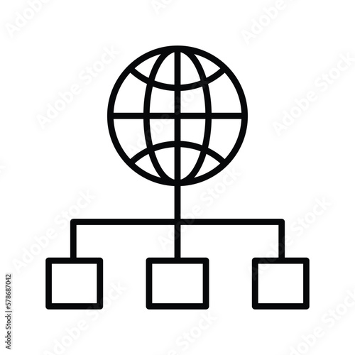 ftp server icon vector stock
