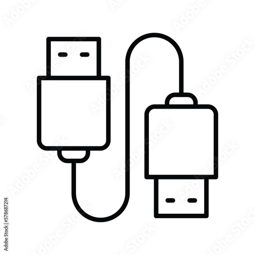 plug in icon vector stock