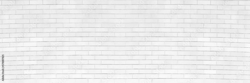 Naklejka premium White texture, seamless brick wall. Vintage white brick wall for minimalism and hipster style background and design purpose