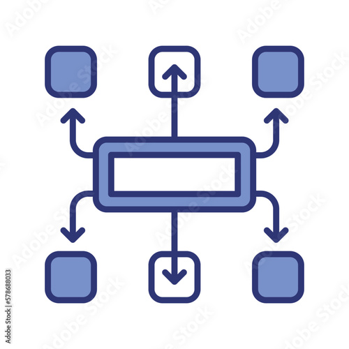 planning icon vector stock