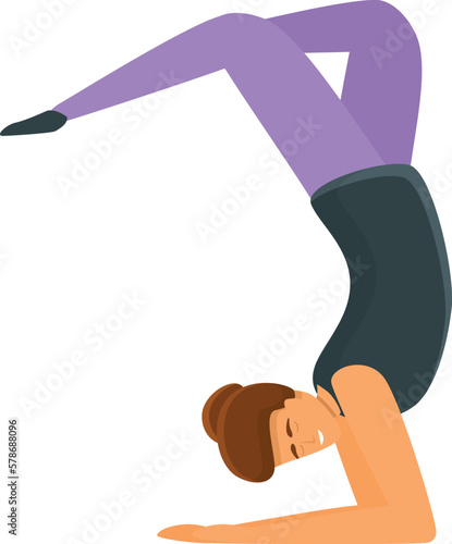 Acrobat icon cartoon vector. Dancer gymnast. Seal team