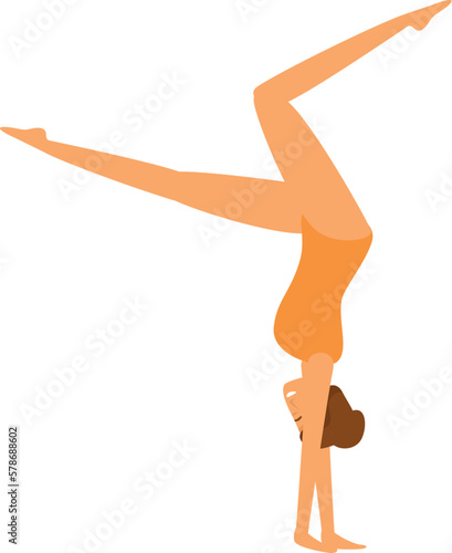 Dance team icon cartoon vector. Aerial hoop. Carnival team