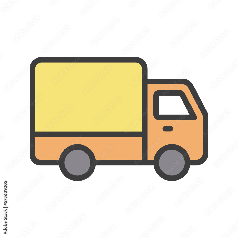 delivery truck icon vector stock delivery truck icon vector stock