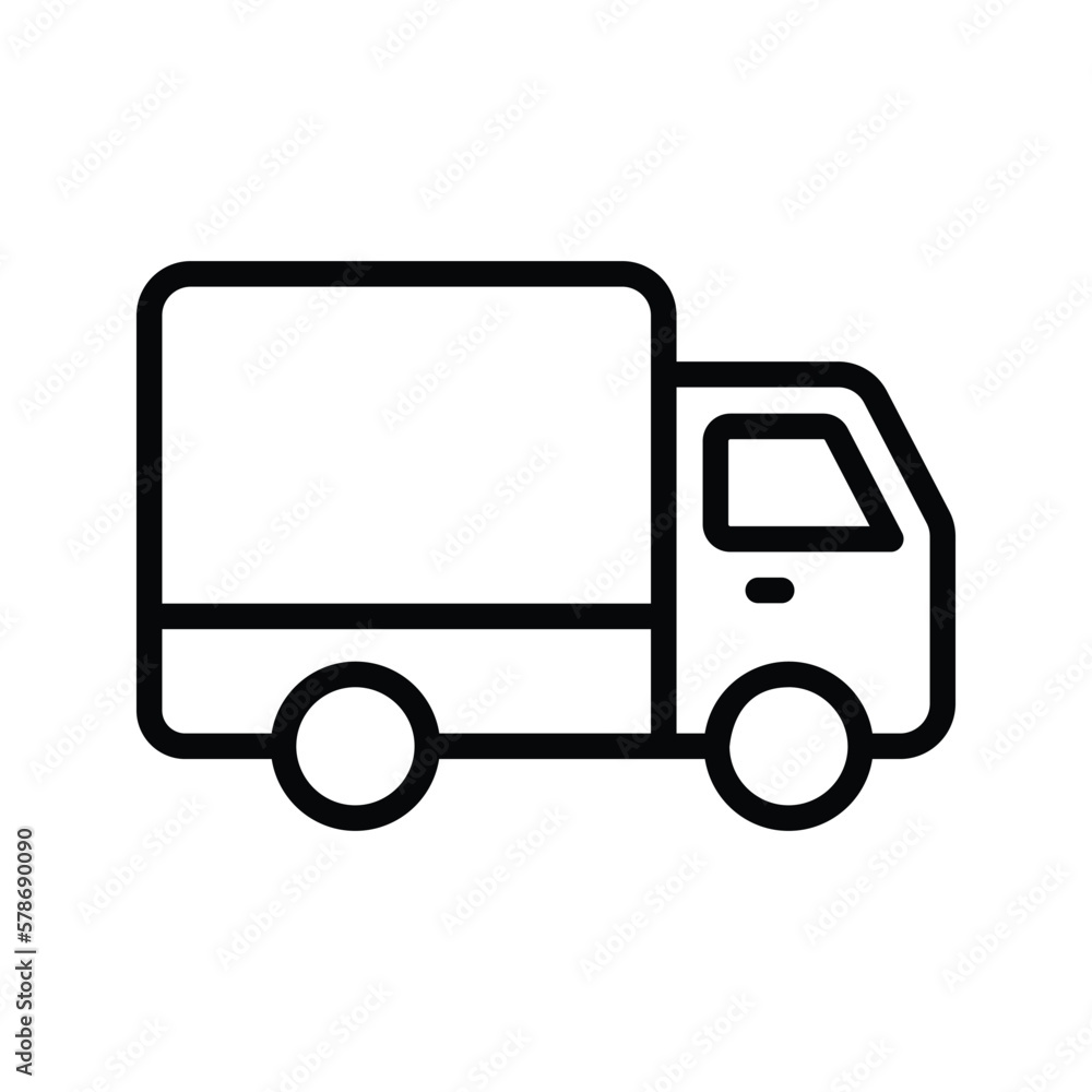 delivery truck icon vector stock