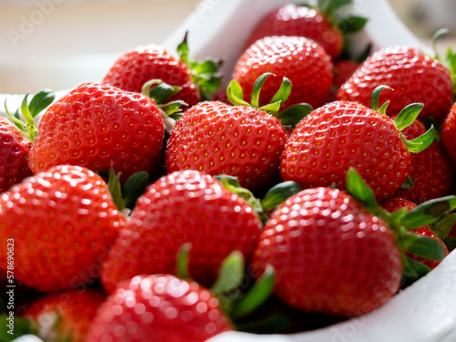 strawberries in a basket