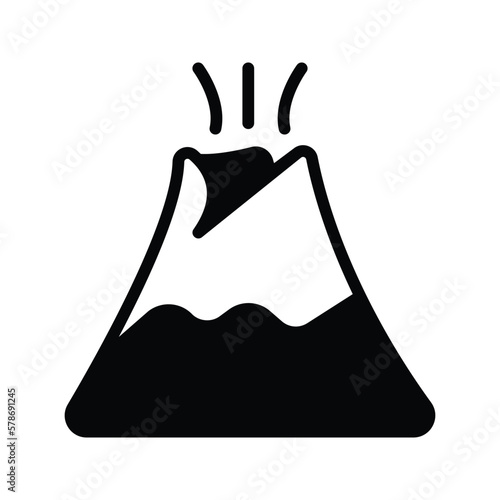 eruption icon vector stock.