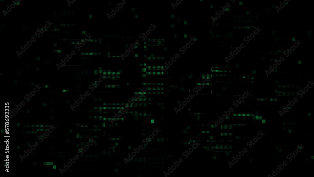 4K Unique Design Abstract Digital Pixel Noise Glitch Error Background