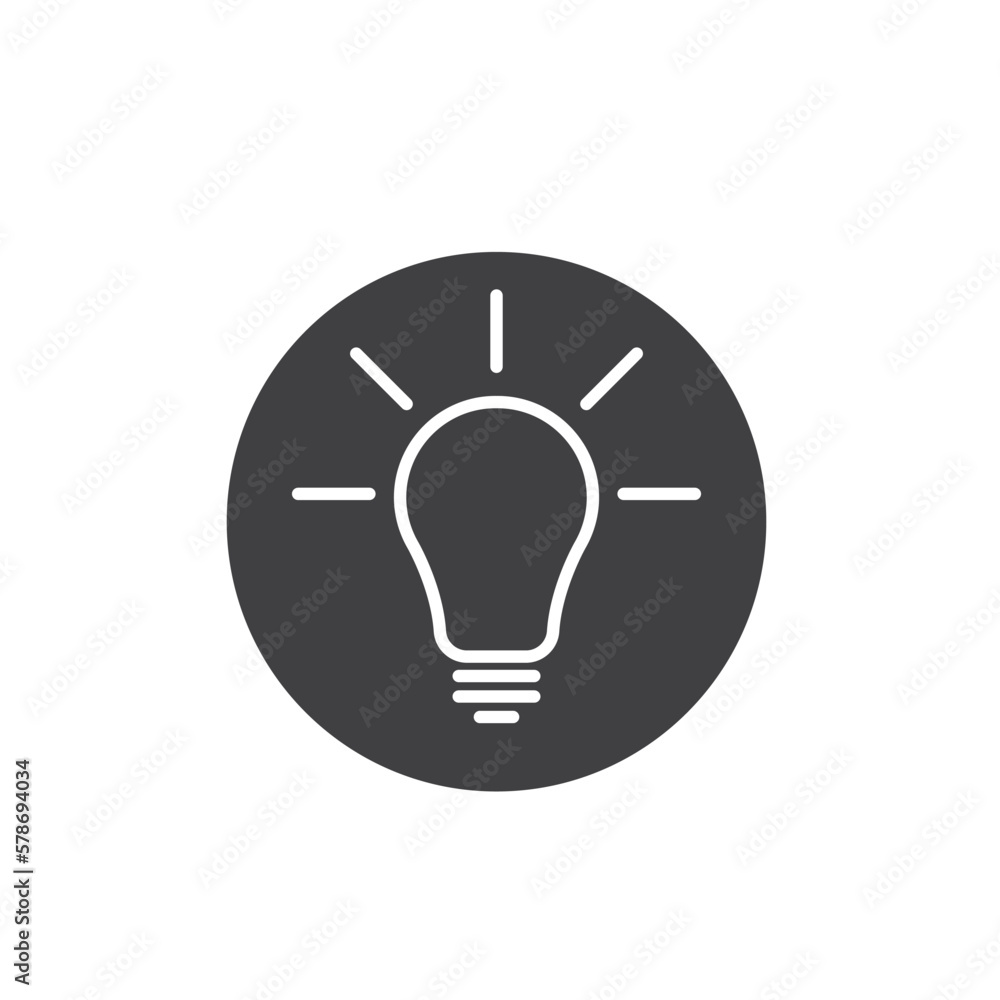 light bulb icon vector element design template light bulb icon vector element design template