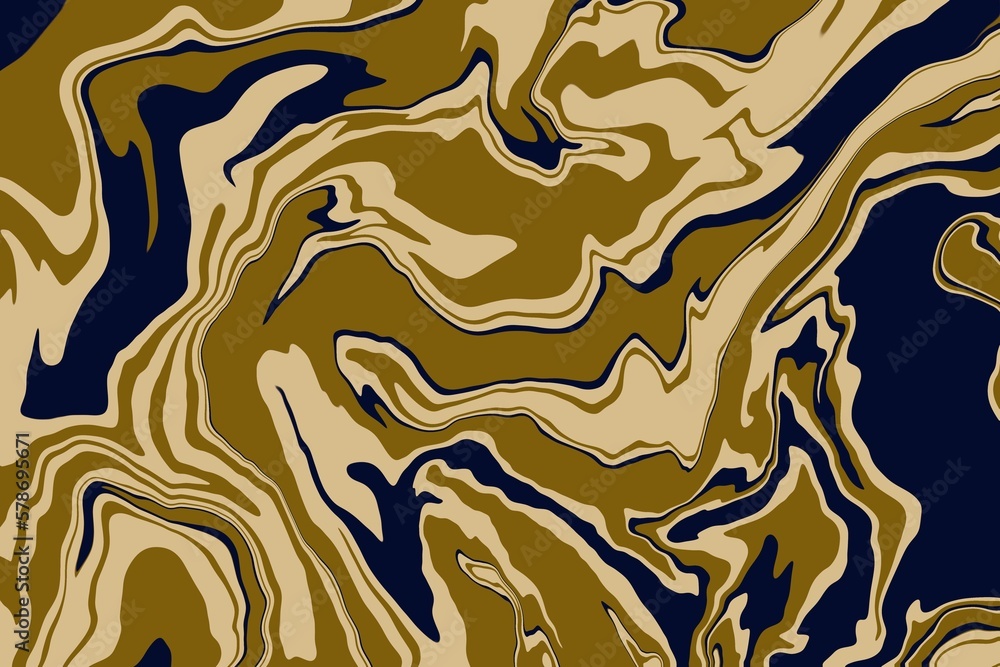 マーブル模様のイラスト素材