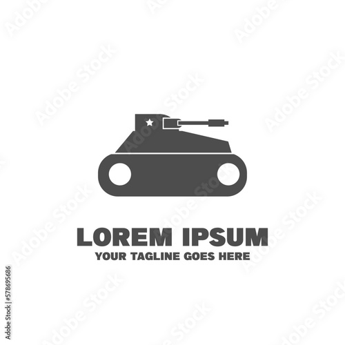 Mini Tank Logo. Template Logo. Easy to edit. eps 10
