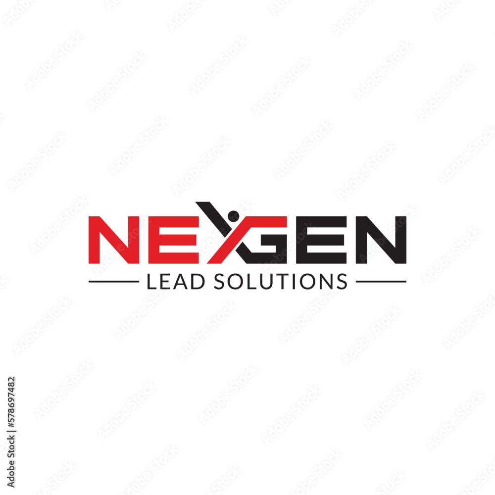 Nexgen logo design vector, next generation