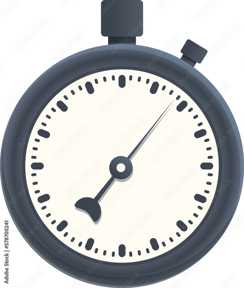 Stopwatch icon cartoon vector. Time clock. Stop time Stopwatch icon cartoon vector. Time clock. Stop time