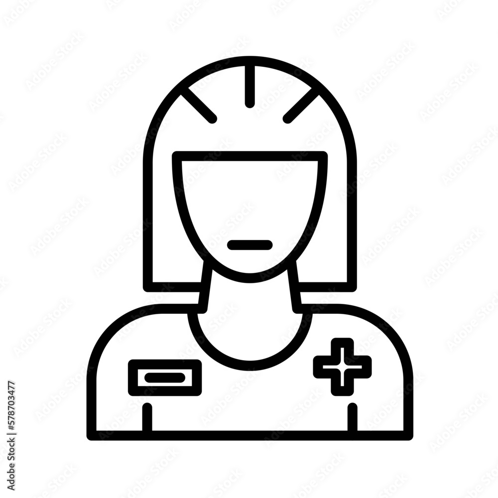 Female Patient Icon Design Female Patient Icon Design