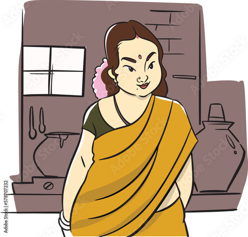 Women's Day design. Illustration of Women’s. Greeting card. Vector illustration. Women's empowerment