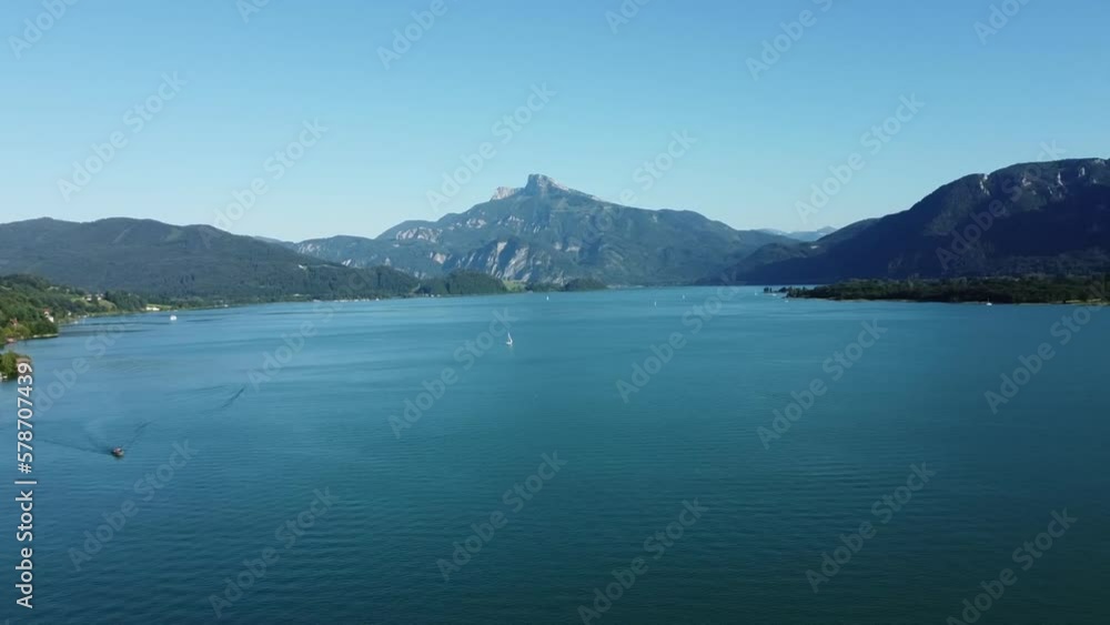 Mondsee Bird view Mondsee Bird view
