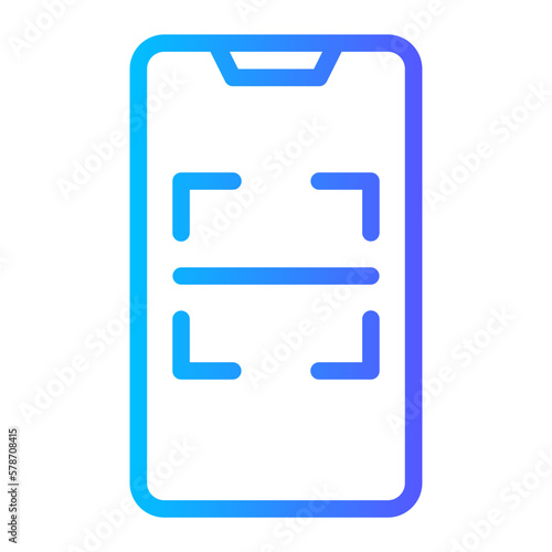 scanner gradient icon