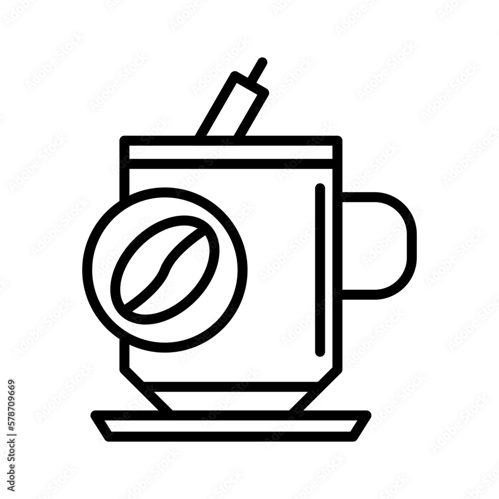 Coffee Mixing Icon Design Coffee Mixing Icon Design