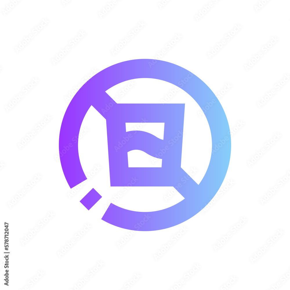 no drink gradient icon no drink gradient icon
