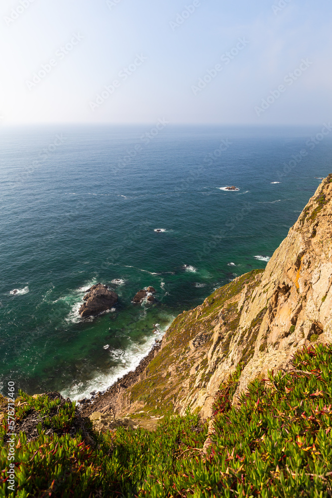 Fototapeta premium Portugal high coast and ocean