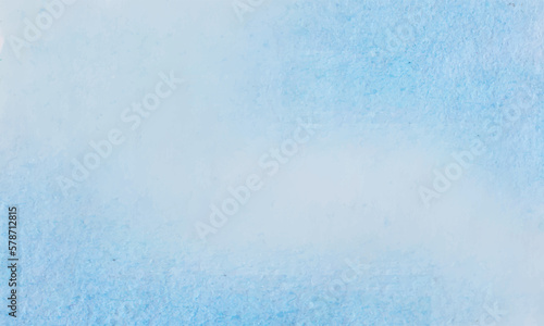 Vector a blue and white watercolor background with a white cloud. Watercolor background design. Blue and white color background design 