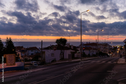 Sunset sky on the oceanside ,Portugal © Lilian