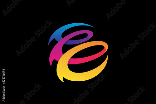 Abstract Spiral Logo