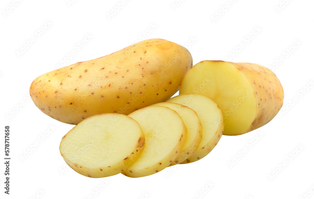 potato isolated on transparent png