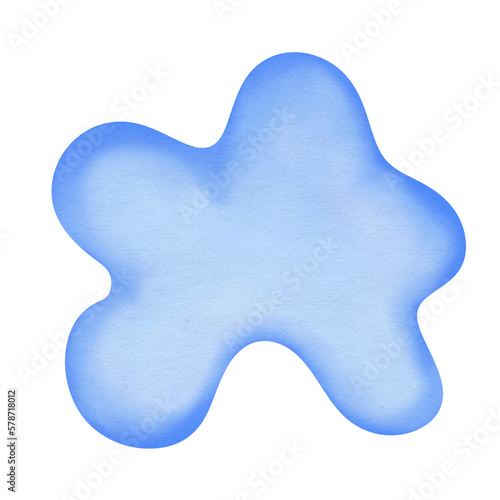 blue splash watercolor background 