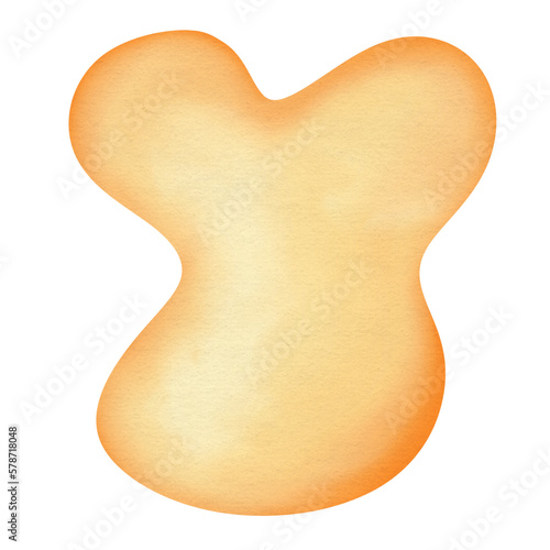 orange splash watercolor background 