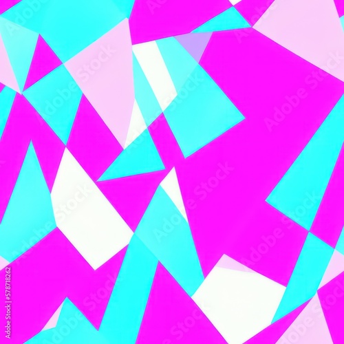 Abstract geometric seamless pattern featuring graphic design cubes, with a seamless background in pale colors, generative ai