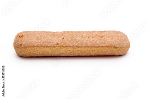 one cookie for tiramisu isolated, png file